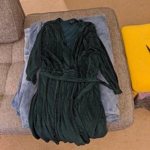Torrid Emerald Wrap Dress